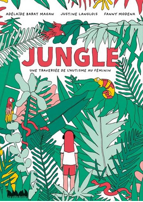 Jungle est une bande dessinée touchante qui explique clairement et simplement l'autisme chez les femmes, elle transmet bien les problemes de leur quotidien.
